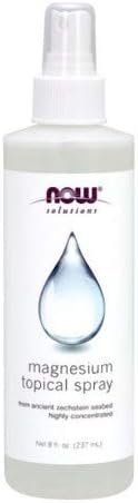 Now Foods Magnesium Topical Spray 8 FL OZ Pack of 2
