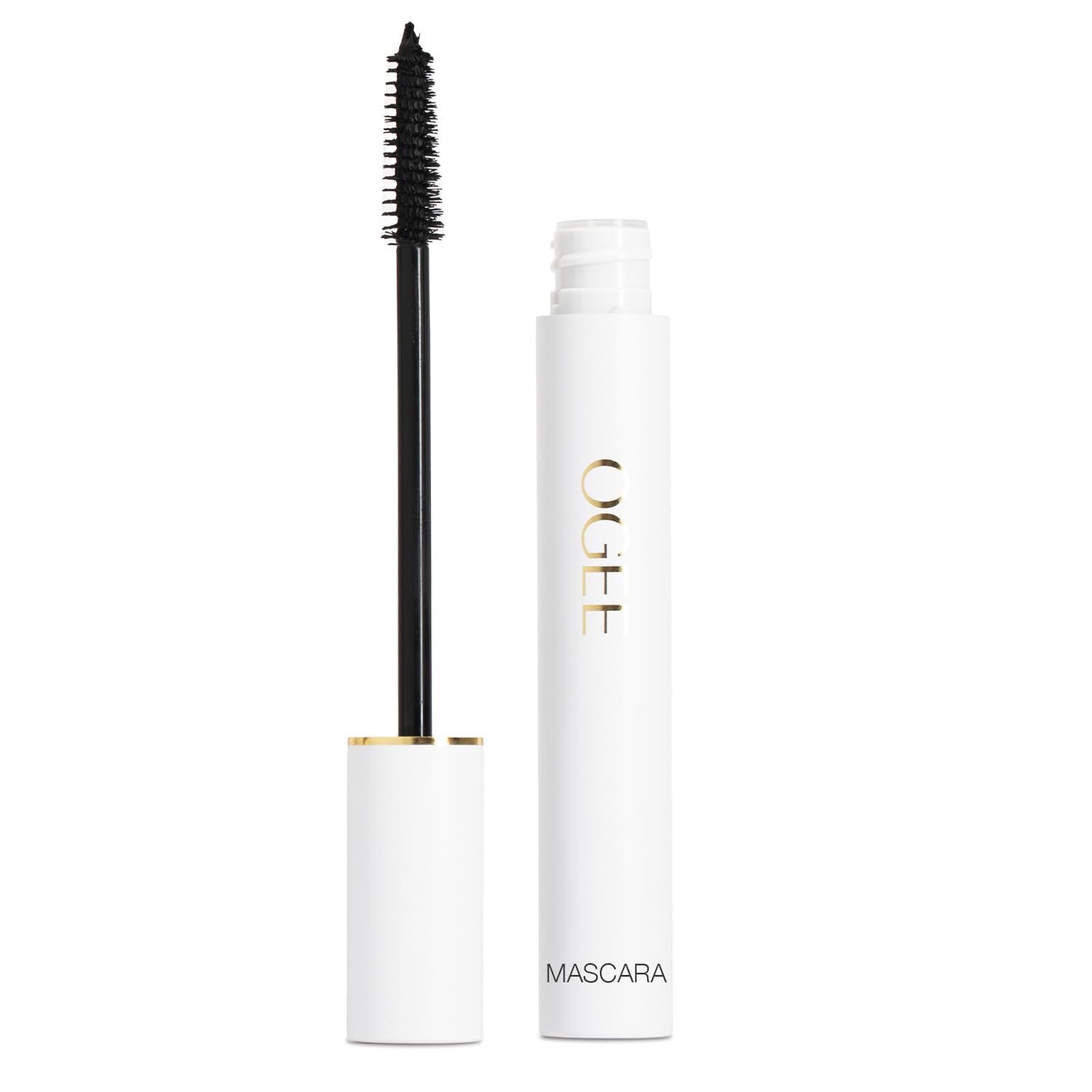 Ogee Beyond Clean Volumizing Mascara – Certified Organic Black Mascara for Volume and Length – Lengthening Lashes for Sensitive Eyes