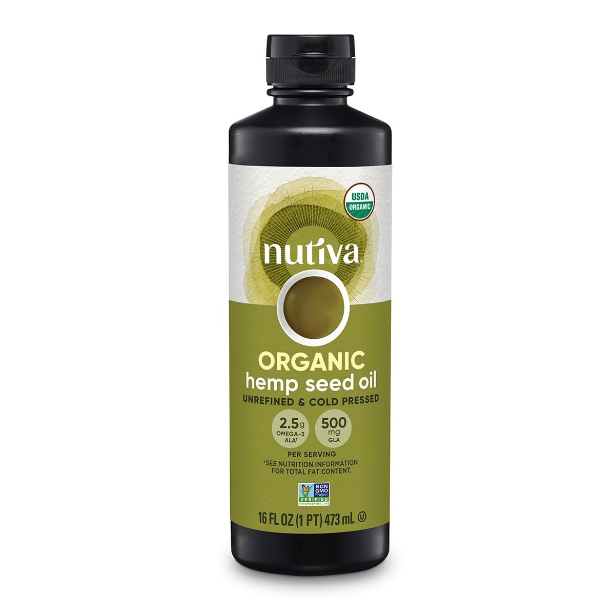 Nutiva Organic Hemp Oil, 16 Fl Oz