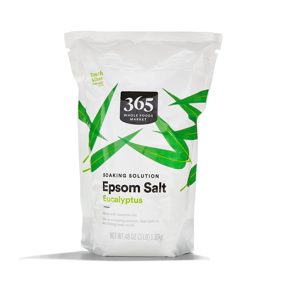 365 by Whole Foods Market, Epsom Salt Soaking Solution, Eucalyptus, 48 Ounce
