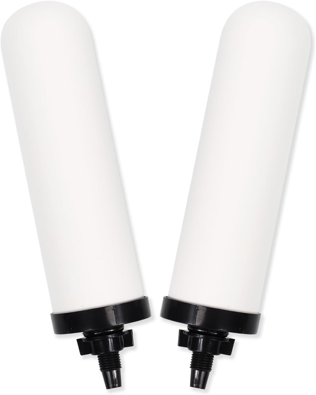 2 Pack 7” ceramic water filter Candle,7 inch water filter replacement filters with Activated Carbon for Countertop Gravity Water Filter System,Water Cooler Filtration Systems.