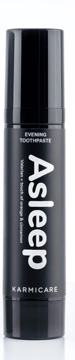 Asleep Nano Hydroxyapatite Toothpaste with Xylitol – Teeth Repair, SLS and Fluoride Free Toothpaste – Remineralizing Night Toothpaste – Medical Charcoal Toothpaste, Cinnamon & Orange, 32 ml