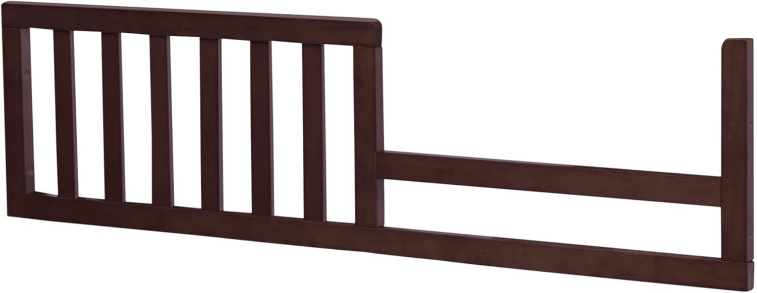 Toddler Bed Safety Guard Rail for Sorelle Convertible Cribs – Solid Wood Rail for Convertible Crib to Toddler Bed Conversion – Safety Bed Rail for Children (Model #148, Espresso)
