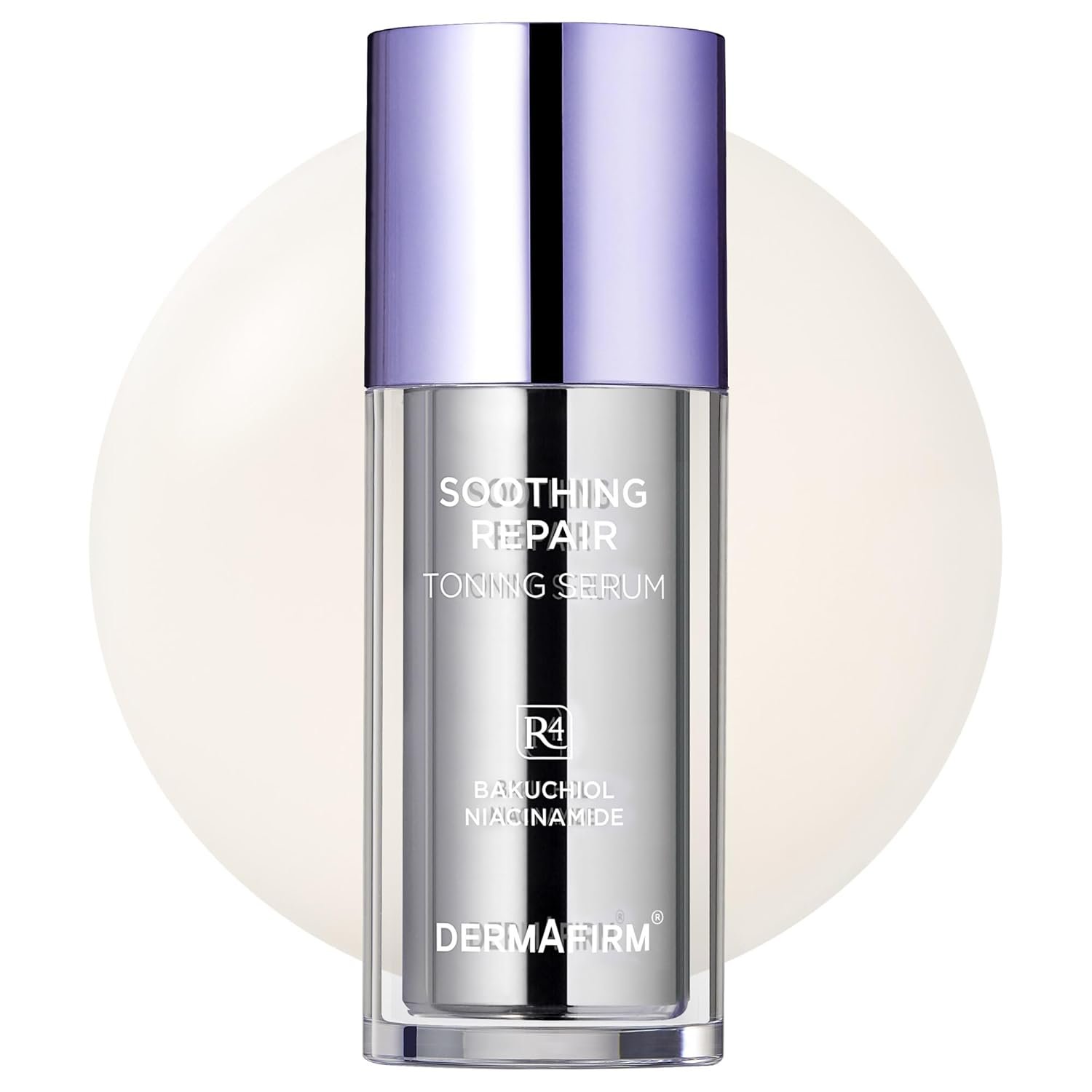 DERMAFIRM Bakuchiol Retinol Serum for Glass Skin with Niacinamide & Peptides | Daily Korean Skin Care for Sensitive Skin | Soothing Repair Toning Serum R4 for Glass Skin