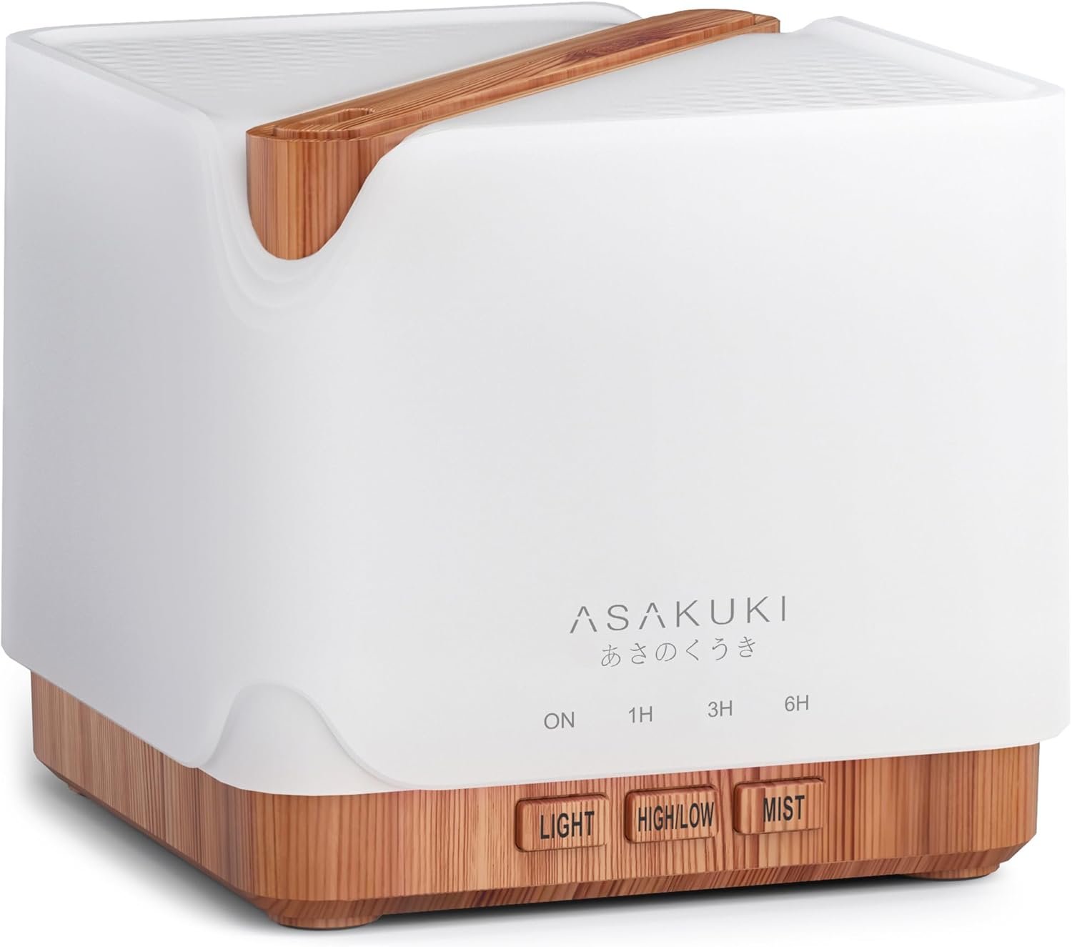 ASAKUKI 700 ml Premium Essential Oil Diffuser, 5 in 1 Ultrasonic Aromatherapy Fragrant Oil Vaporizer Humidifier, Timer and Auto-Off Safety Switch, 7 LED Light Colors, Valentine’s Day Gift