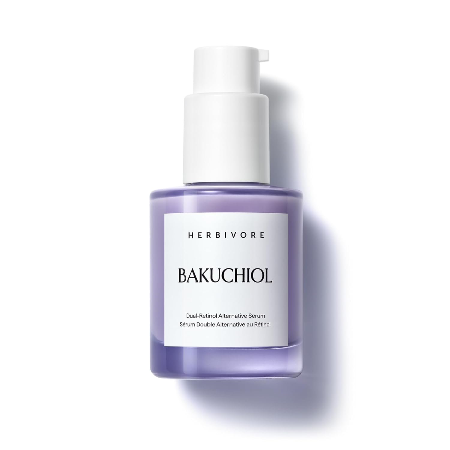HERBIVORE Bakuchiol Retinol Alternative Face Serum | Smooths Skin, Improves Texture & Elasticity, Reduces Fine Lines & Wrinkles | Plant-based, Vegan, Cruelty-free, 30mL / 1 oz