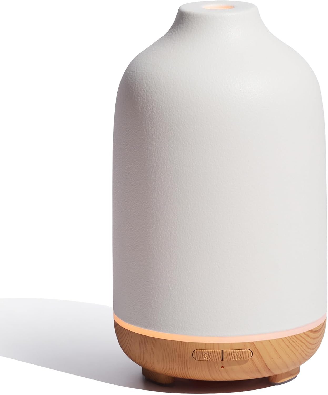 InnoGear 150ml Ceramic Essential Oil Diffuser, Handcrafted Stone Aromatherapy Scent Diffuser Ultrasonic Aroma Diffusers Humidifier Vaporizer with 2 Mist Modes Waterless Auto Off for Home Room Office