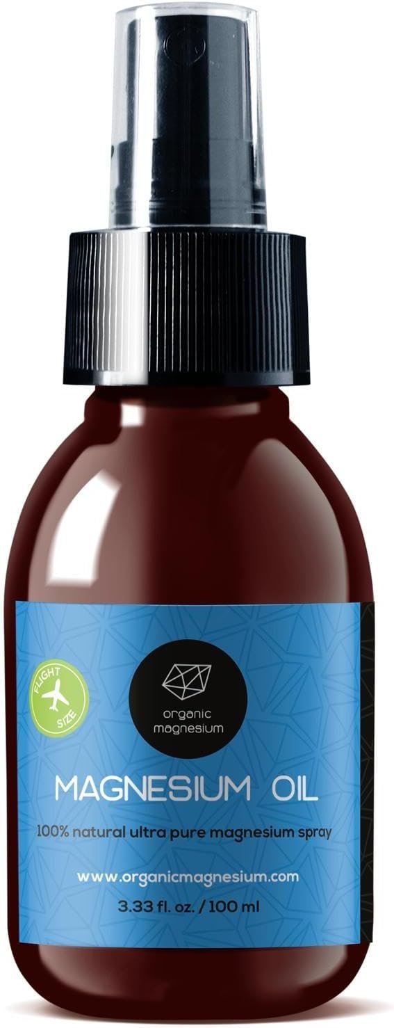 Magnesium Spray Oil – 100% Pure Topical Magnesium Chloride for Leg Cramps from Ancient Zechstein Seabed | Perfect for Sports, Relaxing & Sleep | for Adults & Kids (3,33 oz)
