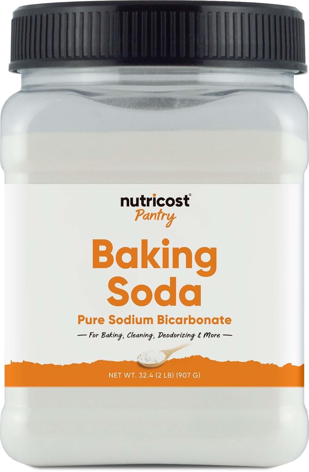 Nutricost Baking Soda (2 LBS) – For Baking, Cleaning, Deodorizing, and More (Pantry)