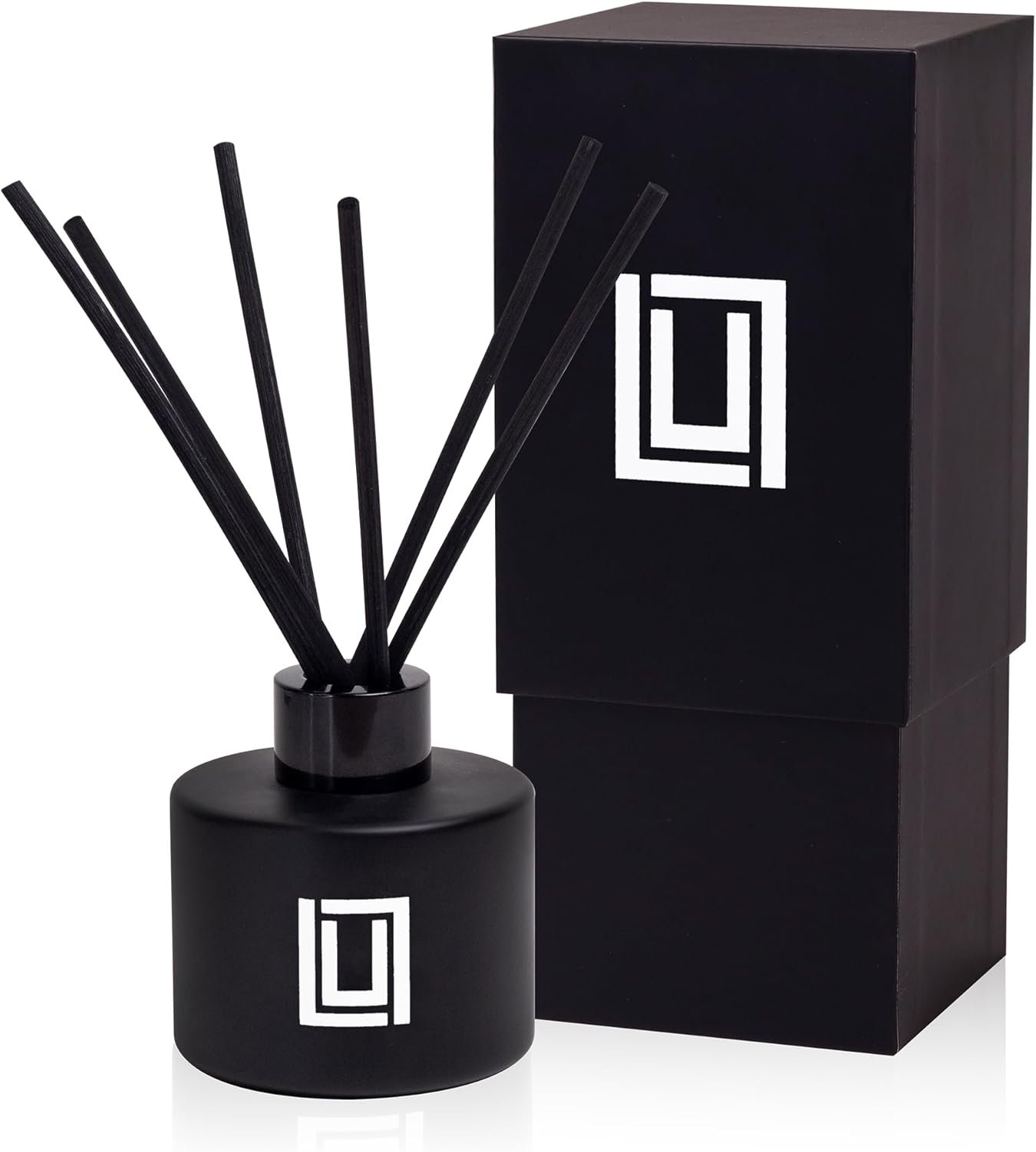 Lulu Candles | Reed Diffuser Set | Black Tea & Sage | 6 Reed Sticks | Scent Diffuser for Bedroom Bathroom Living Room & Office (4.2 FL Oz.)