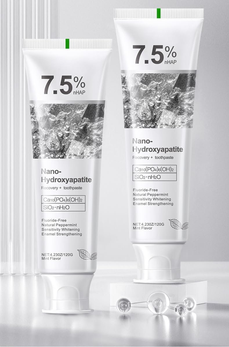 Whitening Toothpaste with Charcoal & Fluoride, Sensitivity Relief & Fresh Breath, Enamel Protection, Vegan & Cruelty-Free, Mint Flavor (4.7 Oz