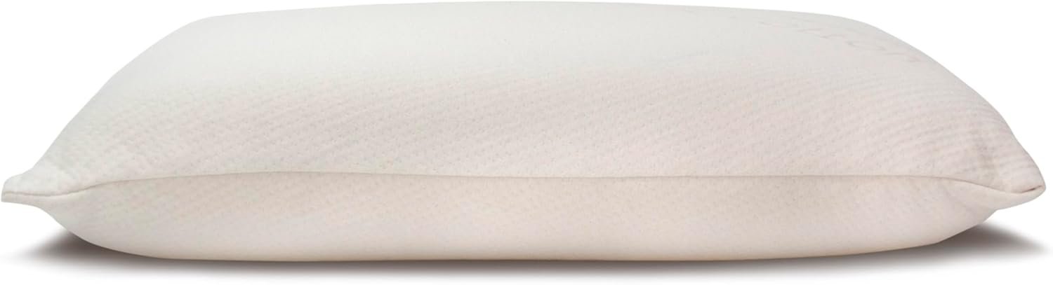 Naturepedic Organic Solid Latex Pillow – Standard Bed Pillow – Luxury Pillow for Comfortable Sleeping, Back Support and Neck Pain Relief – Sleeps Cooler & More Supportive Than Memory Foam Pillows