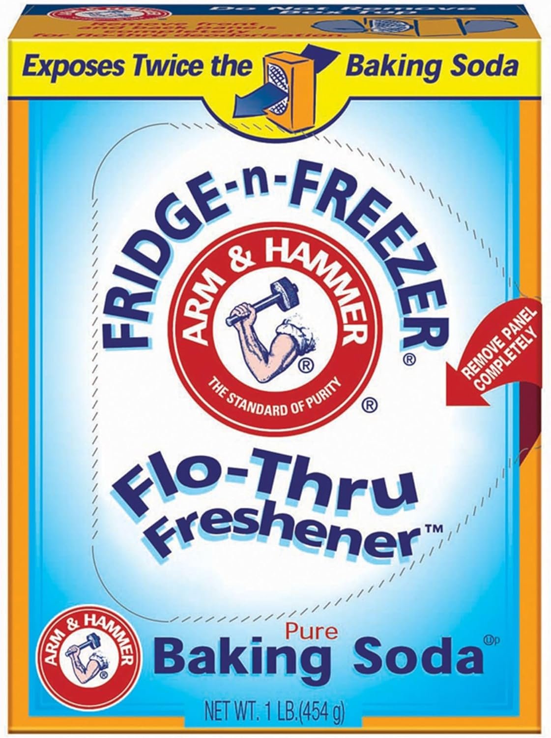 Arm & Hammer Fridge-N-Freezer Pack Baking Soda, Unscented, 16 Oz, Powder