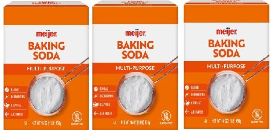 Baking Soda Multi Purpose (3 Boxes, 1 Pound each)