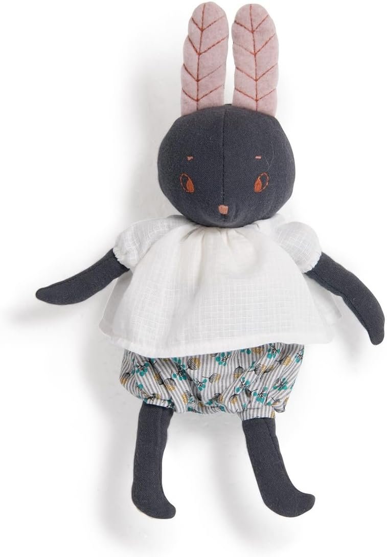 Lune Rabbit Muslin Cuddle Toy By Moulin Roty