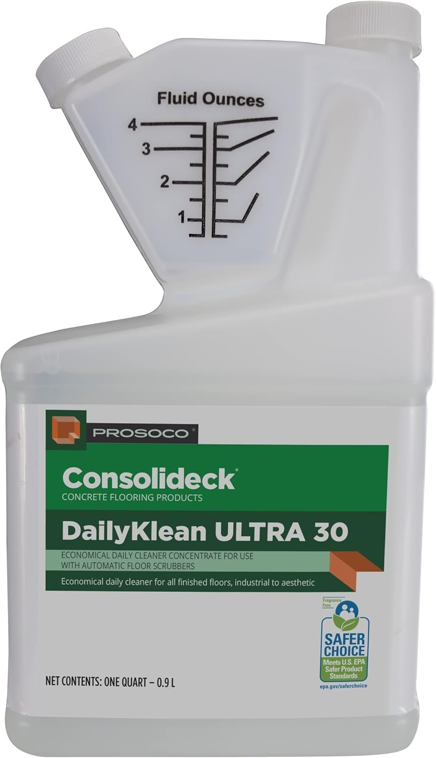 PROSOCO DailyKlean ULTRA 30 Tip N Measure | Economical Daily Maintenance Concrete Floor Cleaner – Trusted by Professionals (1)