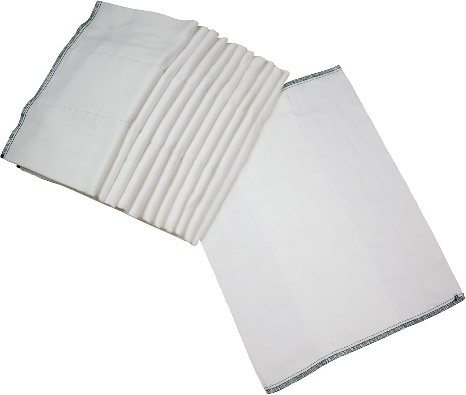 OsoCozy Prefold Cloth Diapers (1 Doz) – Soft, Absorbent, Durable – 100% Cotton