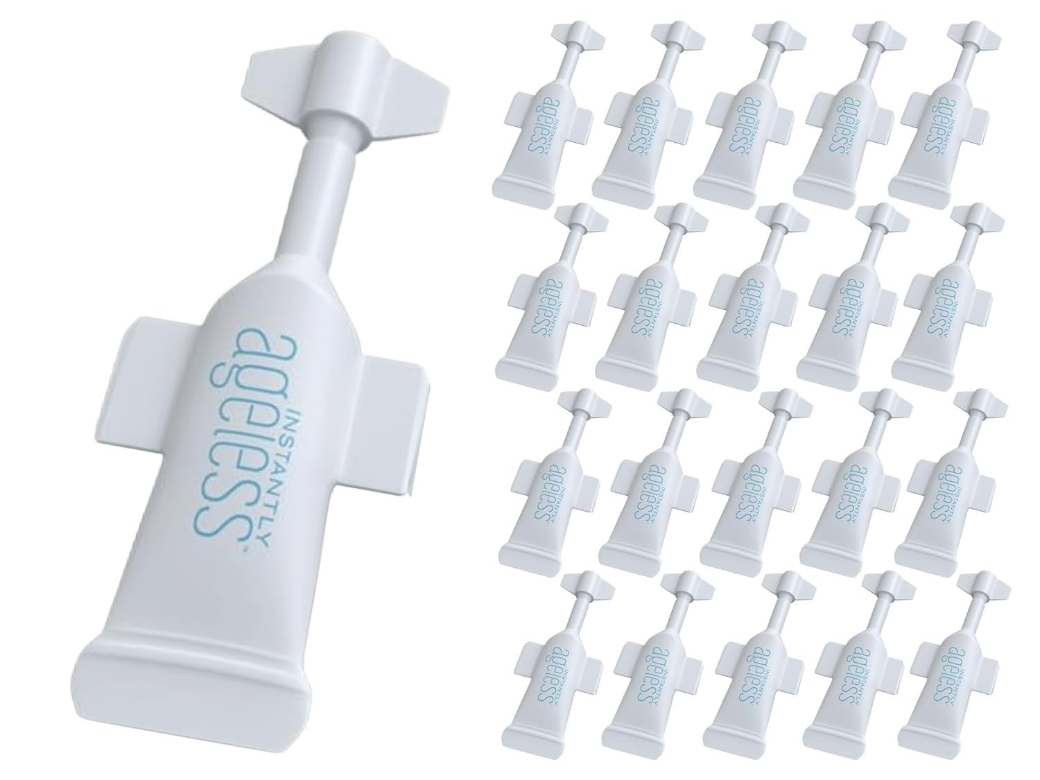 Instantly Ageless – Instant Face Lift Cream – Skin Care Anti Aging Face Cream with Vitamin C – Wrinkle Tightener – Eye Cream For Puffiness and Bags Under Eyes – Facelift 20 Vials