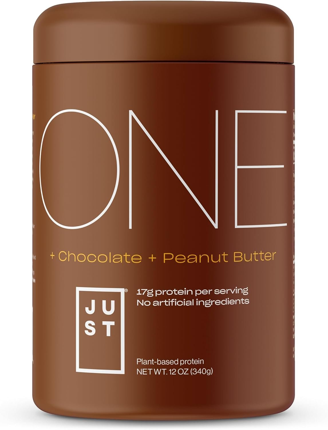 Just One, Plant Protein Powder, Chocolate Peanut Butter, 12 oz.