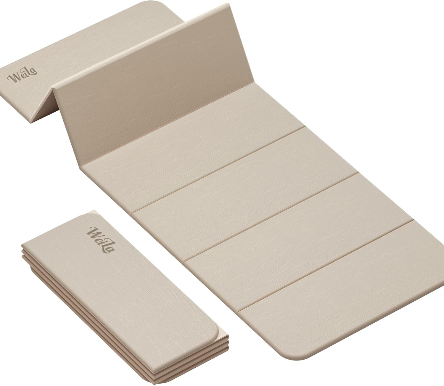 1/2 Inch Extra Thick Yoga Mat Pilates Equipment, 70″x24″ Odorless Workout Mats for Home Gym, Non-slip Exercise Mats for Women Men Home Workout, Foldable Yoga Mats for Travel Camping Sleeping