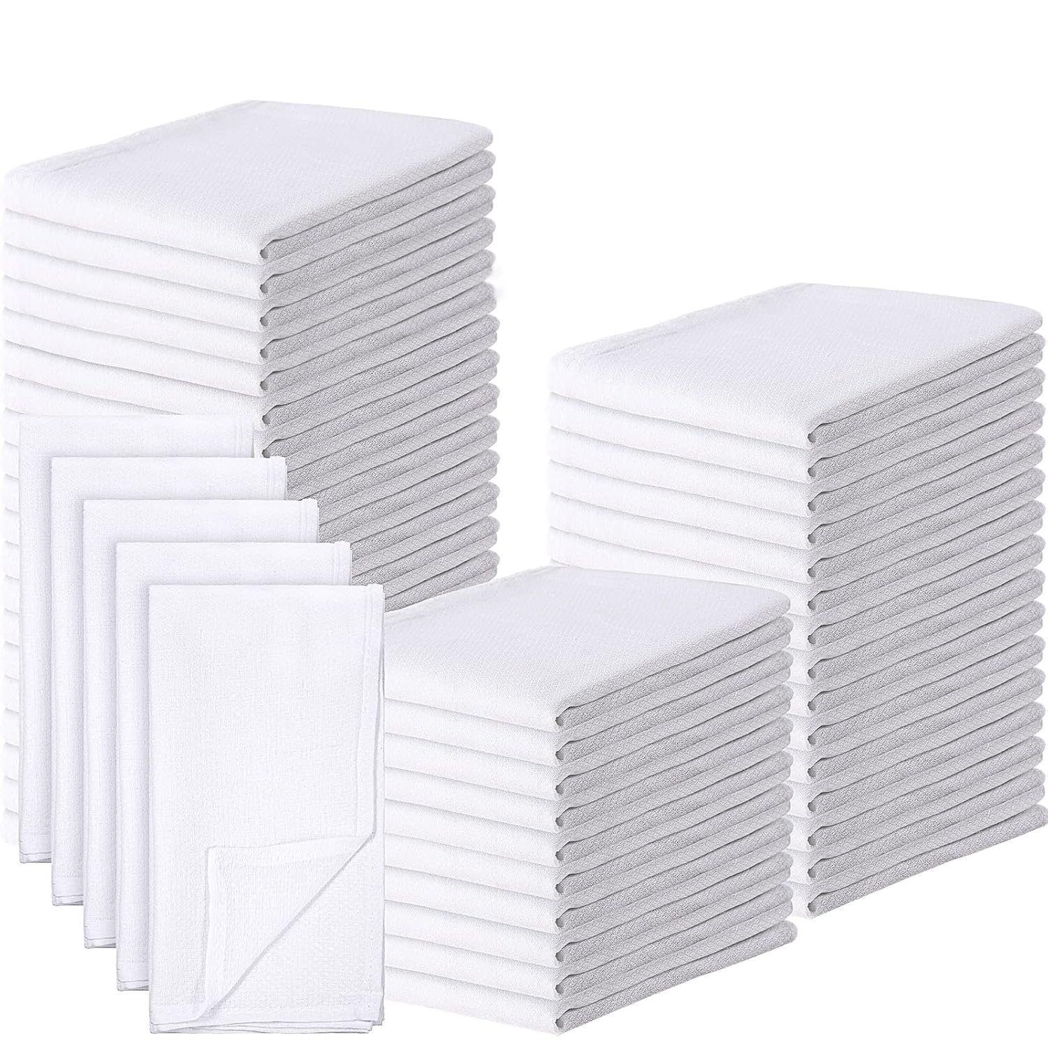 50 Count Birdseye Cloth Diapers for Babies Reusable Baby Diapers Cloth Large 27 x 27 Inch Cotton Baby Reusable Burp for Babies Boy Girl Toddlers