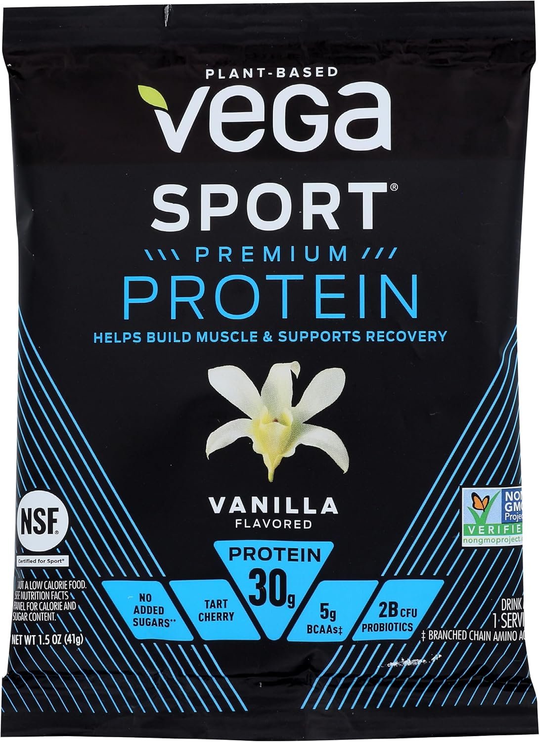 Vega Sport Performance Protein Powder, Vanilla, 1.5 Ounce