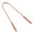 Copper Tongue Scraper Traditional Ayurvedic Design, 1-Pack Reduce Bad Breath, Tongue Scrubber, Easy to Use, Tongue Cleaner for Oral Care & Hygiene