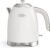 Hazel Quinn Electric Kettle – 1.7 Liters (57oz) Stainless Steel Water Kettle, BPA-Free Interior, 1200W Fast Boiling, Cordless, Rotational Base, Automatic Shut Off & One-Touch LED – Pearl White