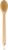 Bamboo Long Handle Back Scrubber Brush,Dry Body Scrubber for Dry Skin, Blood Circulation, Cellulite Treatment,Dry Brush Suitable for All Kinds of Skin with Soft and Stiff Bristles