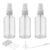 Hydior 2oz Clear Glass Spray Bottles for Essential Oils, Small Spray Bottle with Plastic Sprayer – Set of 3