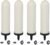 HUINING 4PCS 7-inch Replacement Ceramic Filter Candle with Activated Carbon for Countertop Gravity Water Filter System and Household Water Cooler Filtration Systems