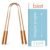 Tongue Scraper • 100% Copper (2 Pack) Premium Tongue Cleaner • Improve Oral Health • Ayurvedic Cleaning Tool