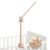 HI BABY MONMENT Crib Mobile Arm – Rotating Baby Mobile Hanger, Natural Beech Wood, Mobile Stand for Crib Nursery Decor, Perfect for Baby Girl or Boys