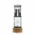 The Water Machine All Glass Purifier – Gravity Fed Water Filtration System with Activated Carbon Filters, Off Grid Emergency & Home Survival Portable Countertop Filter with Wooden Stand – 3 Gallon