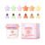 Mini Star Lipstick Set, 6Pcs Cute Long Lasting Matte Lipstick Set, Portable Colorful Velvet Lipsticks with Pink Cup, Suitable for Various Makeup