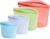 Stasher Silicone Reusable Storage Bags, 4-Pack, Reusable Freezer Bags, Microwave, Dishwasher, Oven Safe, Sous Vide, Premium Lunch Containers, Eco Friendly, Food Storage Bags, Snack Bags, Multicolor
