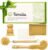 Tieralia Bamboo Dish Brush Gift Set – 5-Piece Kitchen Cleaning Set with Bottle Brush, Round Scrub Brush, Palm Brush & 2 Plant-Based Sponges | Wooden Handle Cleaning Tools for Dishes & Surfaces