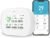 18-in-1 Smart Air Quality Monitor – Indoor WiFi Air Quality Detector with Dual Chip, Real-Time for AQI, CO2, PM2.5, PM1.0, PM10, TVOC, HCHO, Time Display, Temperature & Humidity with APP (White-White)