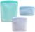 Stasher Silicone Reusable Storage Bags, 3-Pack, Reusable Freezer Bags, Microwave, Dishwasher, Oven Safe, Sous Vide, Premium Lunch Containers, Eco Friendly, Food Storage Bags, Snack Bags, Multicolor
