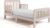 Storkcraft Pasadena Toddler Bed (Blush & Driftwood) – GREENGUARD Gold Certified, 100% Solid Wood, Fits Standard Crib Mattress, Toddler Rails Included, Complete Design with Headboard & Footboard