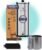 Filteroo® Superoo Countertop Gravity Water Filter System – 3.17 Gal/12L | 304 Stainless Steel | 2 Carbon Filters | NSF/ANSI Tested Gravity-Fed Water Purifier | Remove Bacterias & Heavy Metals