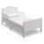 Delta Children Bennett Wood Toddler Bed – Greenguard Gold Certified, Bianca White