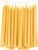 24 Pack Organic Beeswax Taper Candles in Bulk 12 inch Tall Candle – Dripless Natural Beeswax Candle, 9+ Hours Long Burning Time -Yellow