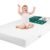 Babelio Breathable Crib Mattress, Dual-Sided, Memory Foam, Waterproof, Removable and Machine-Washable Cover, for Toddler and Baby 52″ x 27.5″
