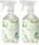 Thymes Countertop Spray – Counter Cleaner Spray – Household Cleaning Supplies (Fresh-Cut Basil, 16.5 fl oz) (Pack of 2)