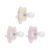 Dr. Brown’s Advantage One-Piece Silicone Baby Pacifier, Fully Symmetrical Soother, Ecru/Light Pink/Pink, 0-6m, BPA-Free, 3-Pack