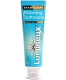 Lumineux Teeth Whitening Toothpaste – Peroxide Free, Enamel Safe for Sensitive Whiter Teeth – Fluoride Free, No Alcohol, Artificial Colors, SLS Free Dentist Formulated – 3.75 Oz