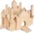 64-Piece Wooden Building Blocks with Storage Tray | Natural Wood Preschool Educational Toys for Toddlers Ages 3+ | Ideal Gift for Boys & Girls