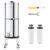 VEVOR Gravity-fed Water Filter System, 2.25G 304 Stainless-Steel Countertop Water Filtration System, Reduces Lead and up to 99% of Chlorine, with 2 Ceramic Carbon Filters, Spigot, and Stand
