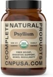 Organic Psyllium Husk Capsules 660mg – Fiber Caps Supplement, Psyllium Capsules for Digestive Regularity, Colon Cleanse Support, Unflavored Whole Fiber Powder Pills, Vegetarian Gluten Free Daily Aid